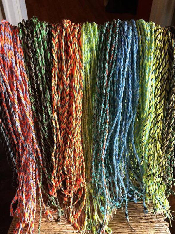 furled from recycled fly line you pick the colors kafly Lanyard 