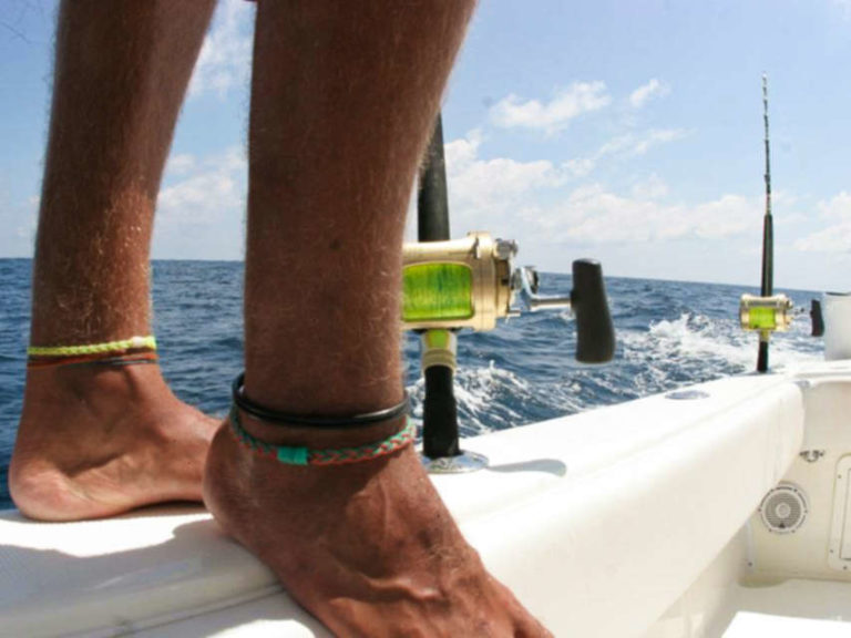 Flyvines Recycled Fly Line Ankle Bracelet Flyvines