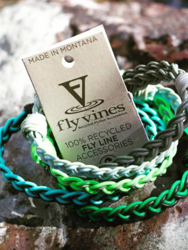 Flyvines Recycled Fly Line Youth Bracelet