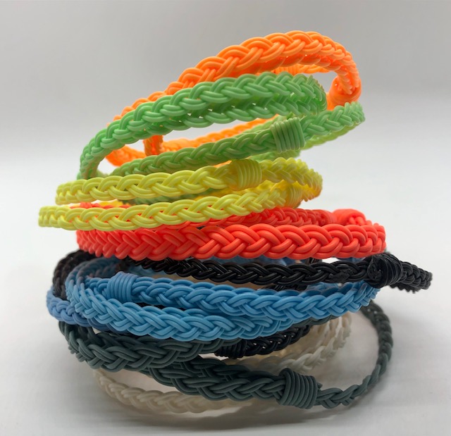 Flyvines Recycled Fly Line Solid Bracelets