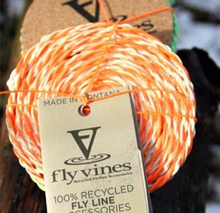 Flyvines  recycled fly line accessories for the hard-core
