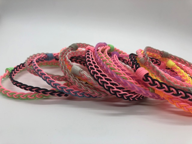 Flyvines Breast Cancer Awareness Bracelets - Hot Pink